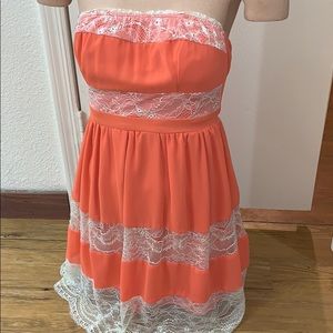 GB strapless lace dress